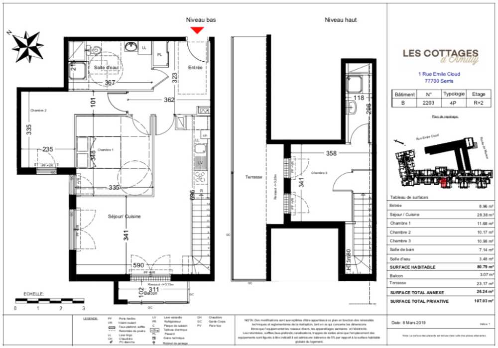 Serris Seine-et-Marne appartement photo 3876277