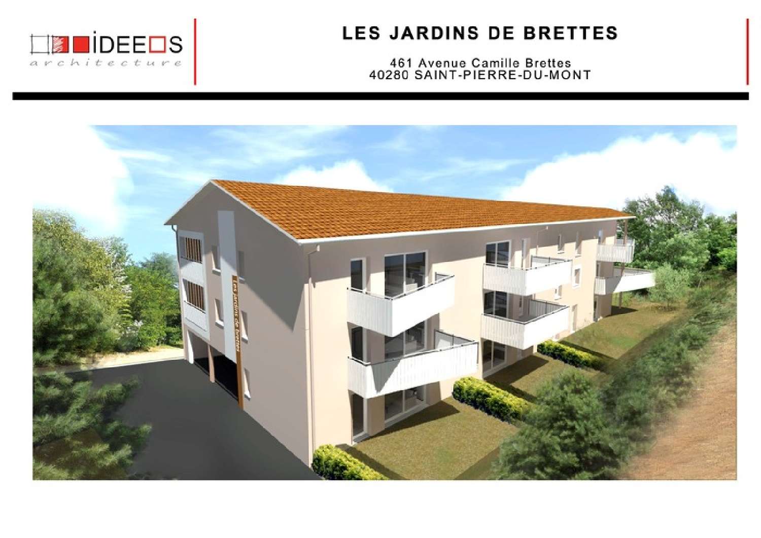  à vendre appartement Saint-Pierre-du-Mont Landes 1