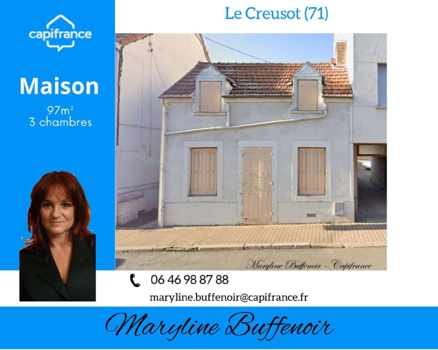  à vendre maison Le Creusot Saône-et-Loire 1