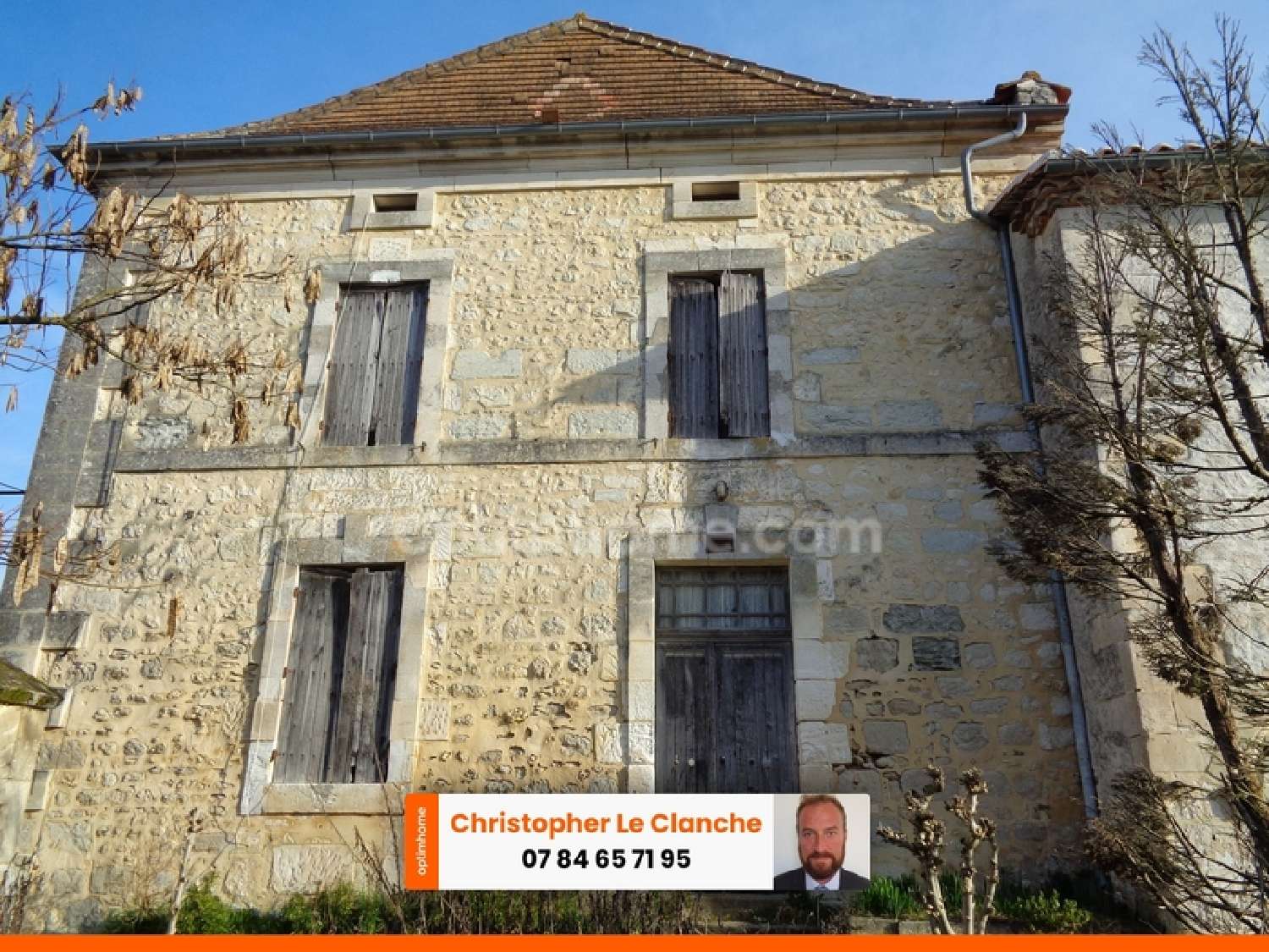  for sale village house Grand Brassac Dordogne 1