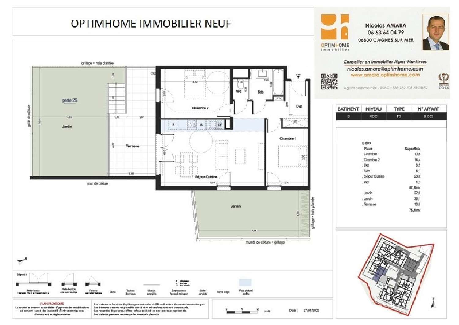  kaufen Wohnung/ Apartment Villeneuve-Loubet Alpes-Maritimes 1