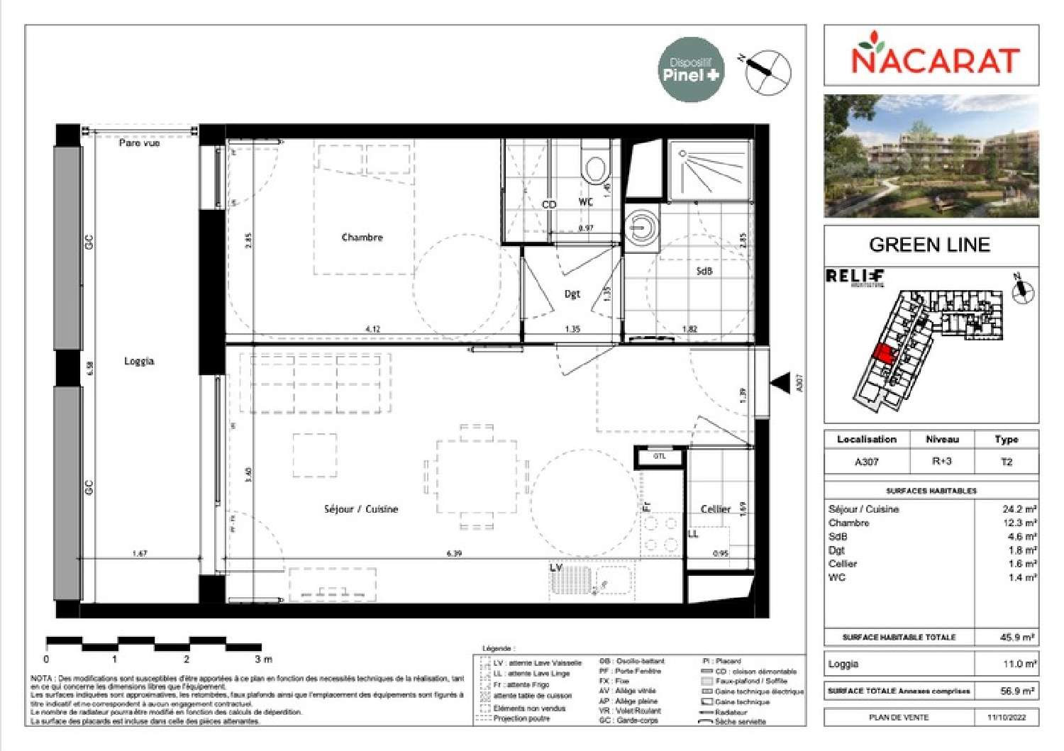  for sale apartment Villeneuve-d'Ascq Nord 4