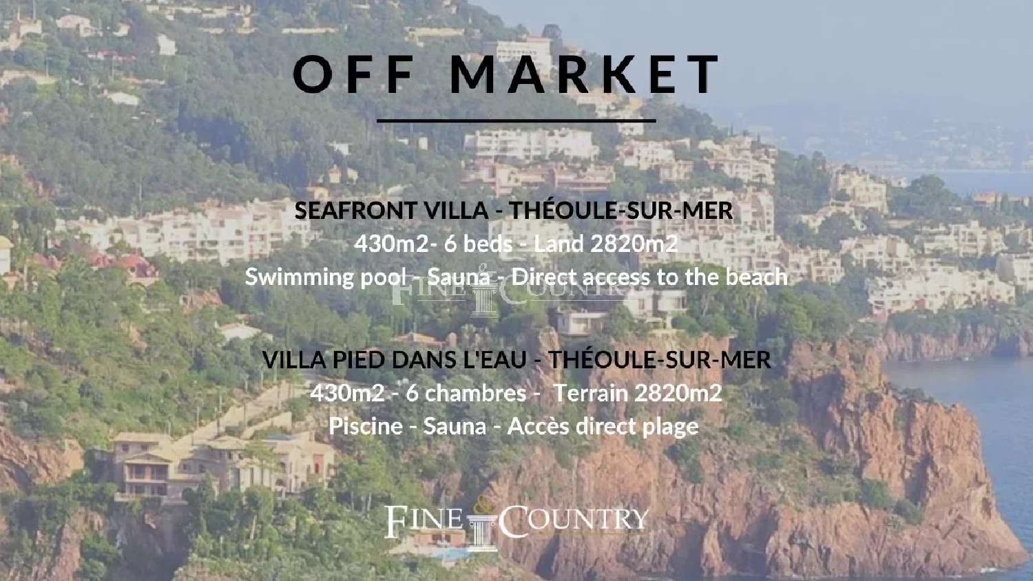  à vendre villa Théoule-sur-Mer Alpes-Maritimes 1