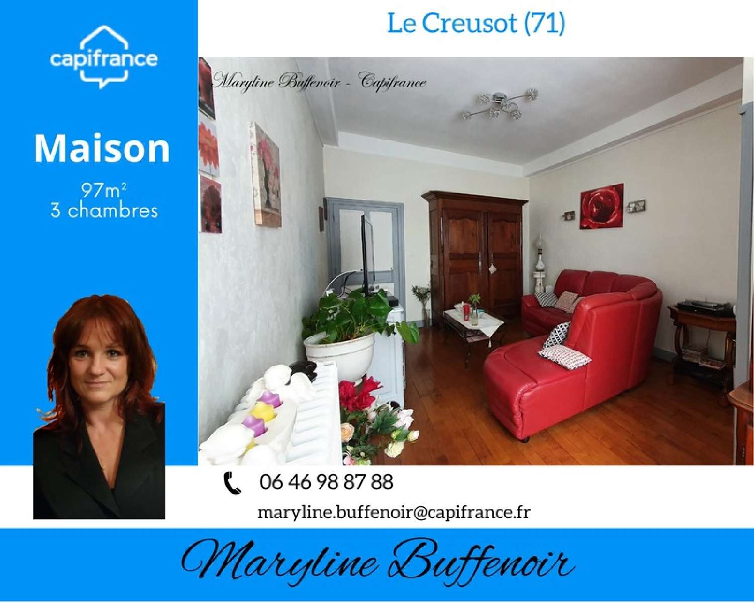  for sale house Le Creusot Saône-et-Loire 1