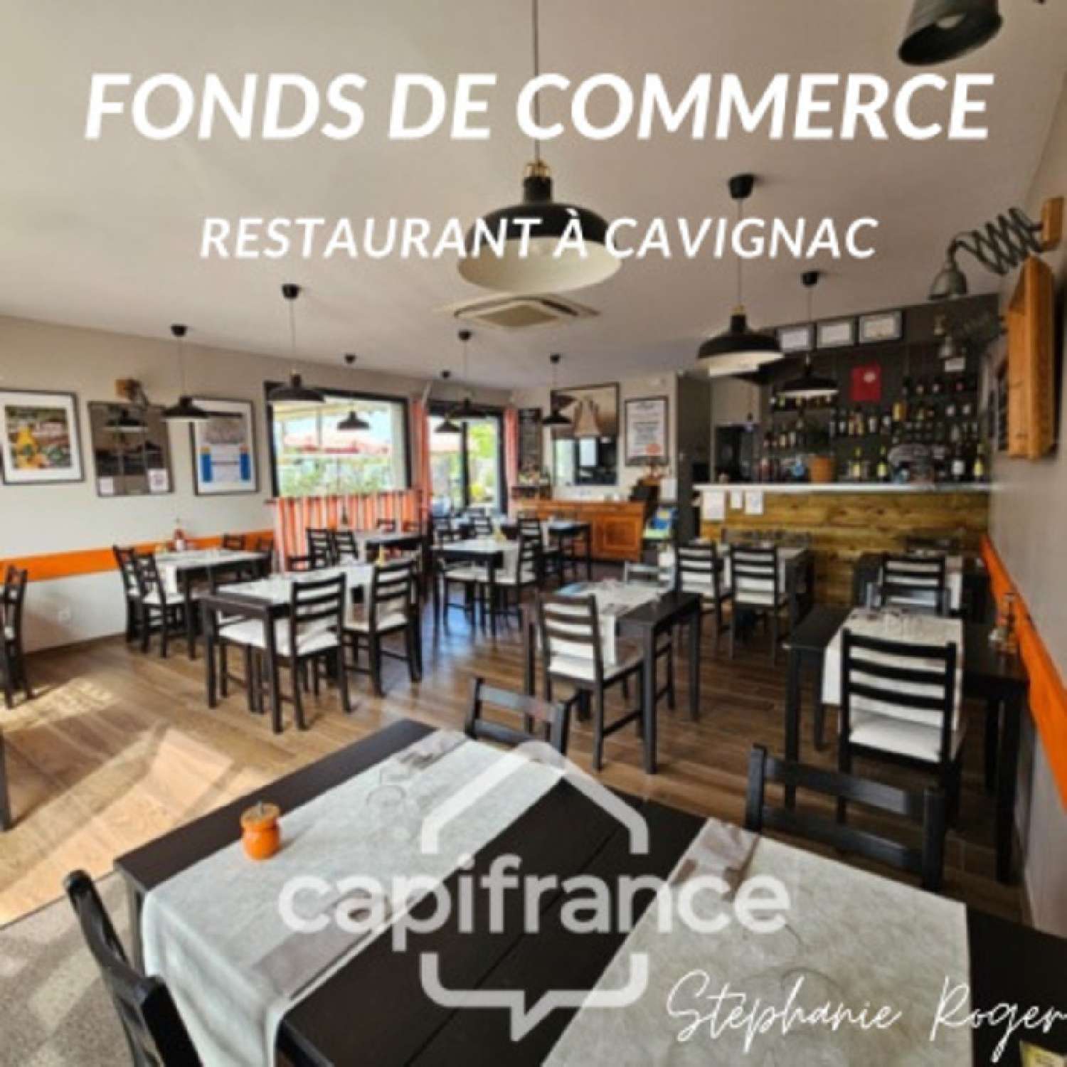  à vendre restaurant Cavignac Gironde 1