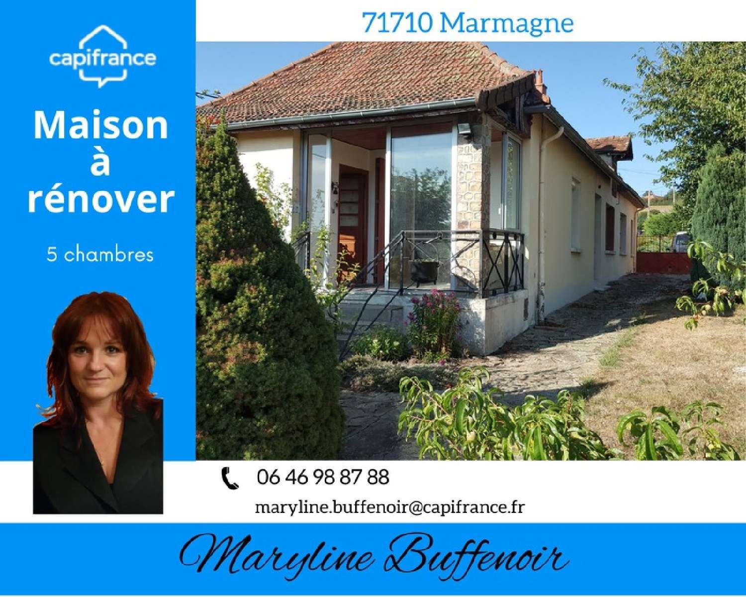  for sale house Marmagne Saône-et-Loire 1