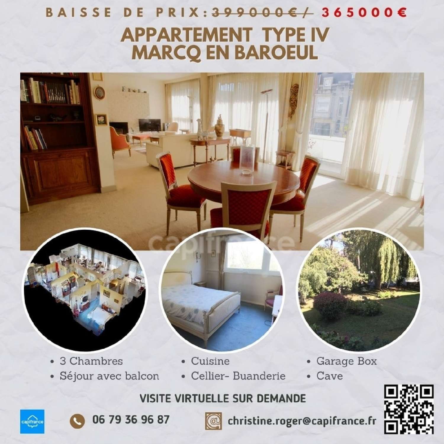  for sale apartment Marcq-en-Baroeul Nord 2