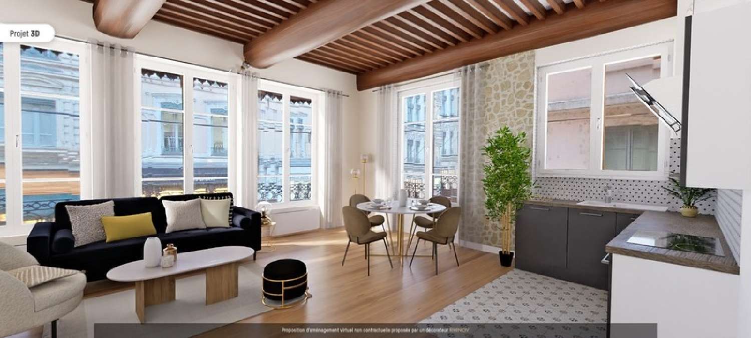  à vendre appartement Lyon 1er Arrondissement Rhône 1
