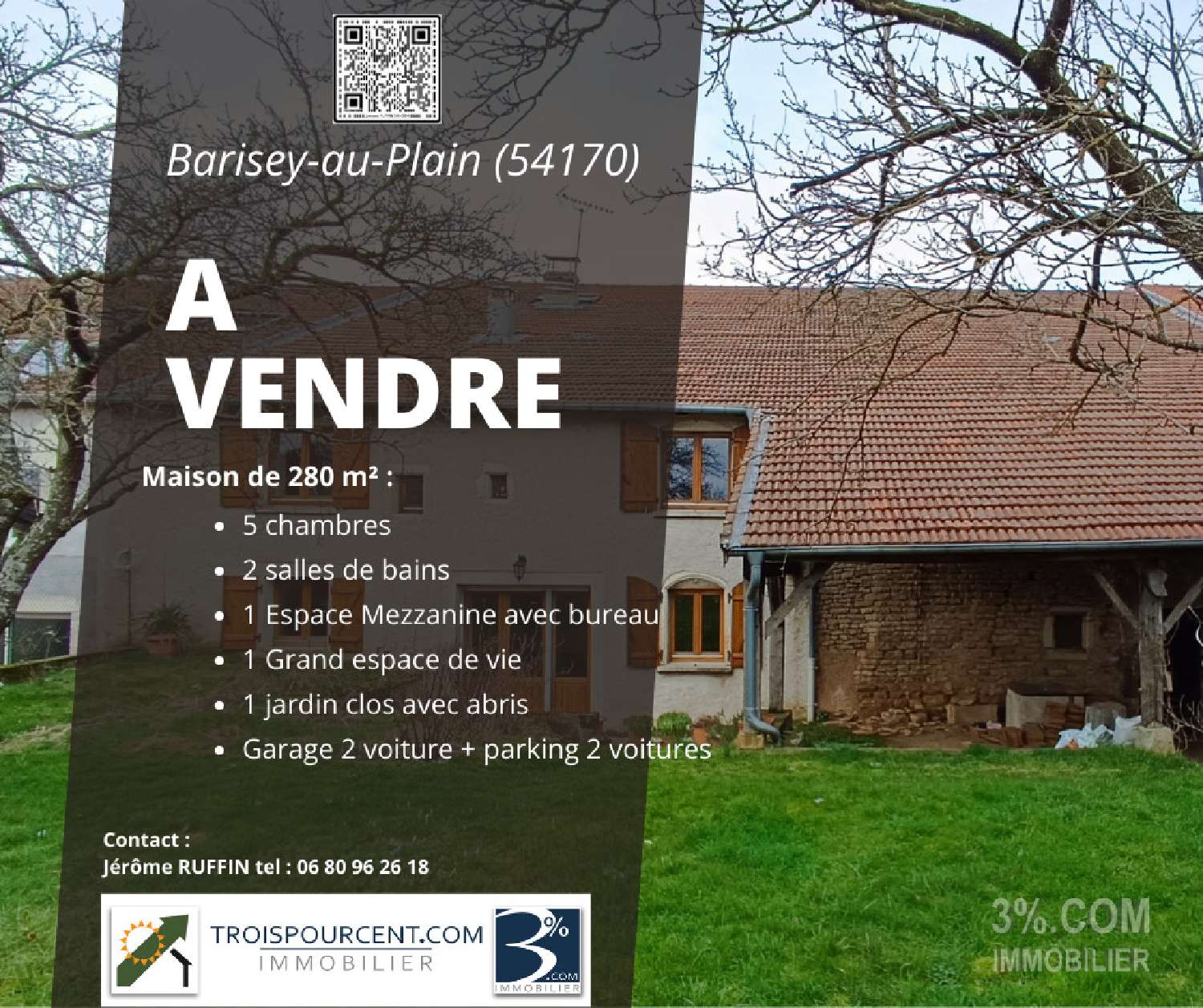  for sale estate Barisey-au-Plain Meurthe-et-Moselle 1