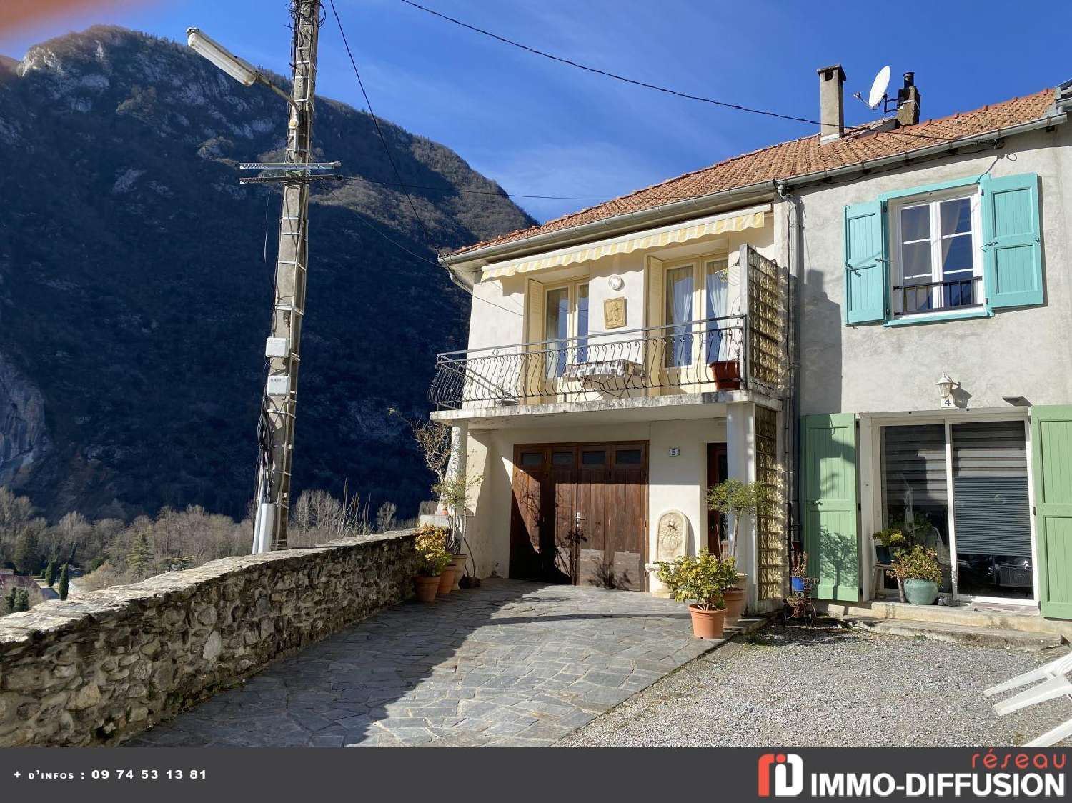  à vendre maison Ornolac-Ussat-les-Bains Ariège 1