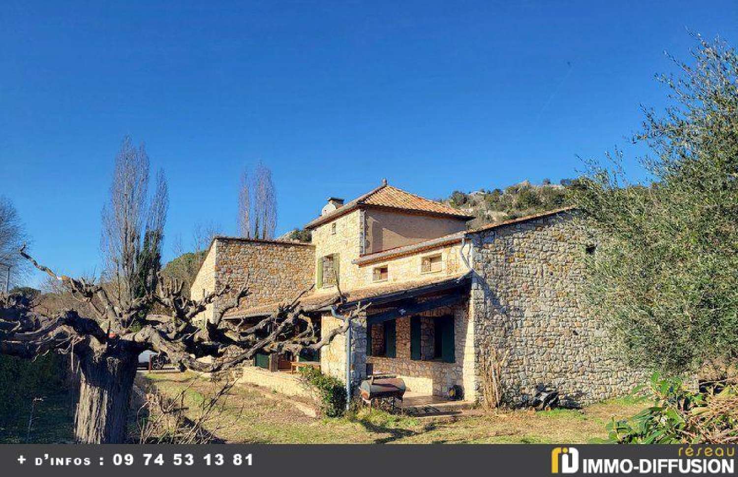  à vendre maison Vallon-Pont-d'Arc Ardèche 1