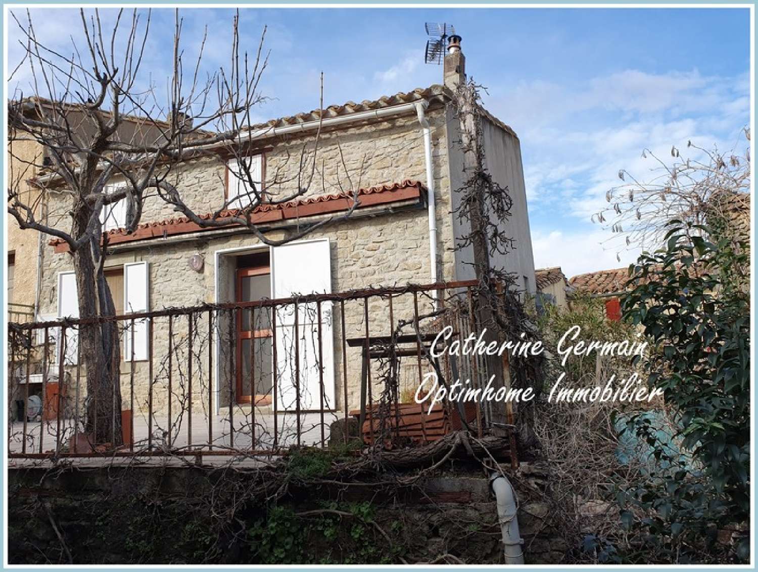  for sale village house Laure-Minervois Aude 1
