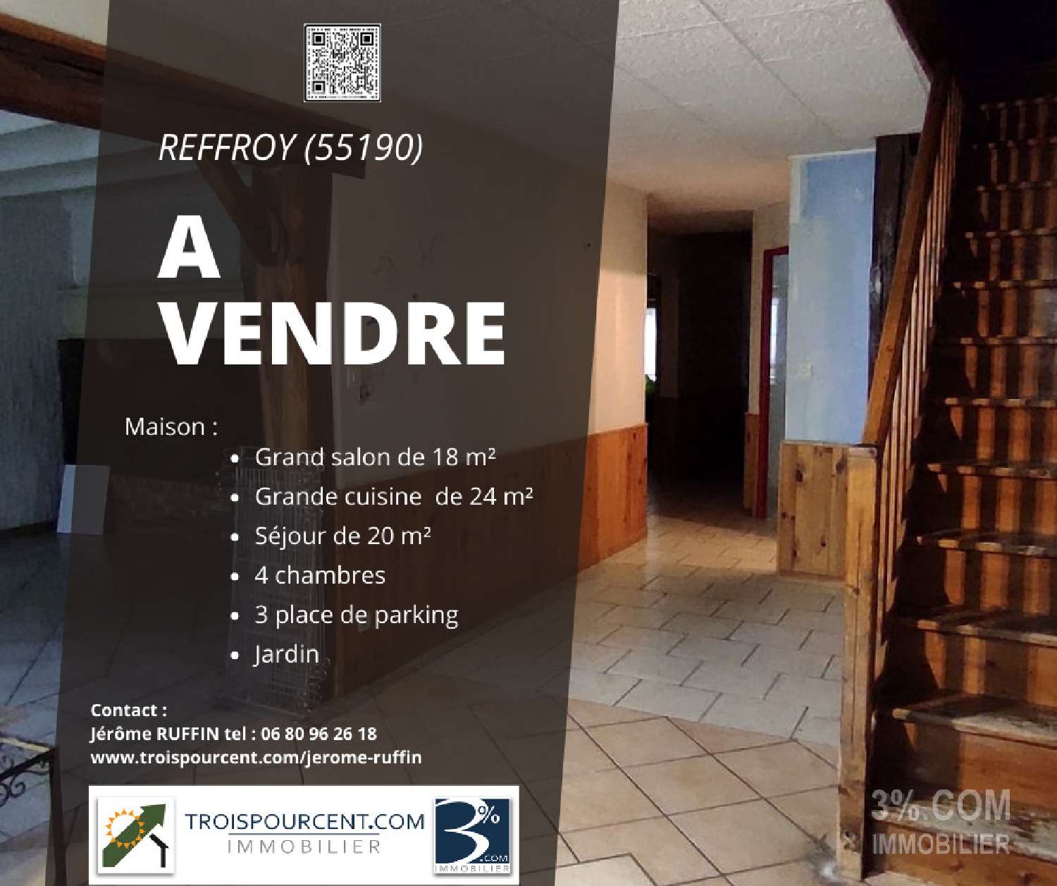  for sale village house Reffroy Meuse 1