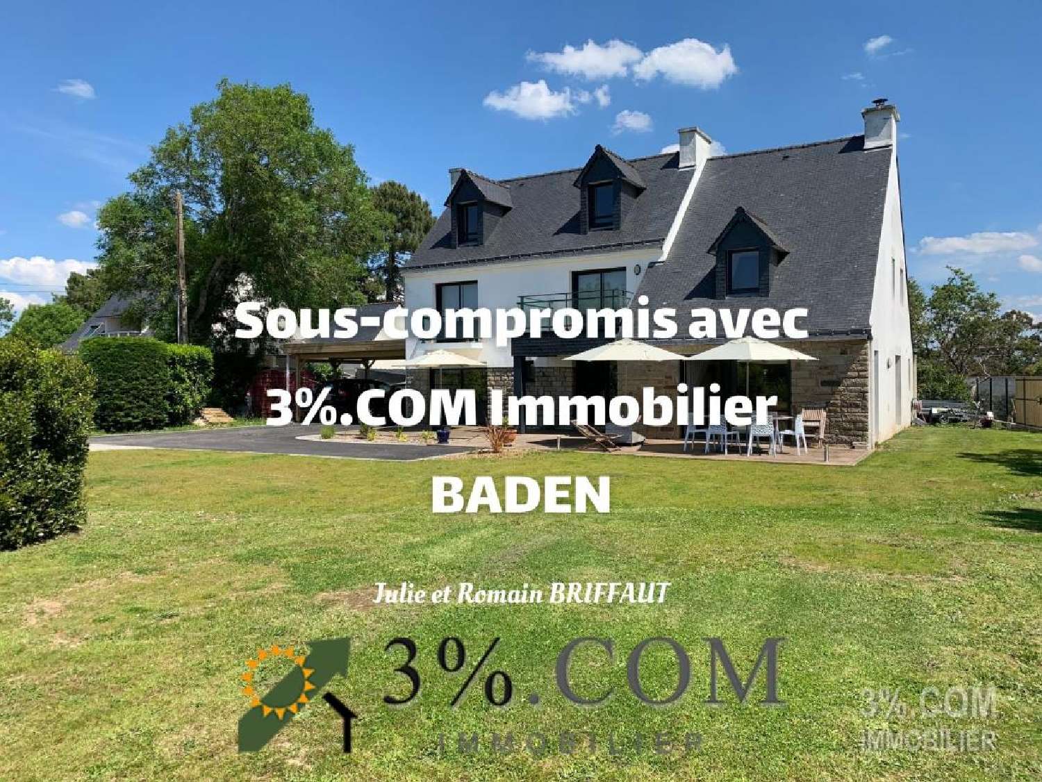  à vendre maison Baden Morbihan 1