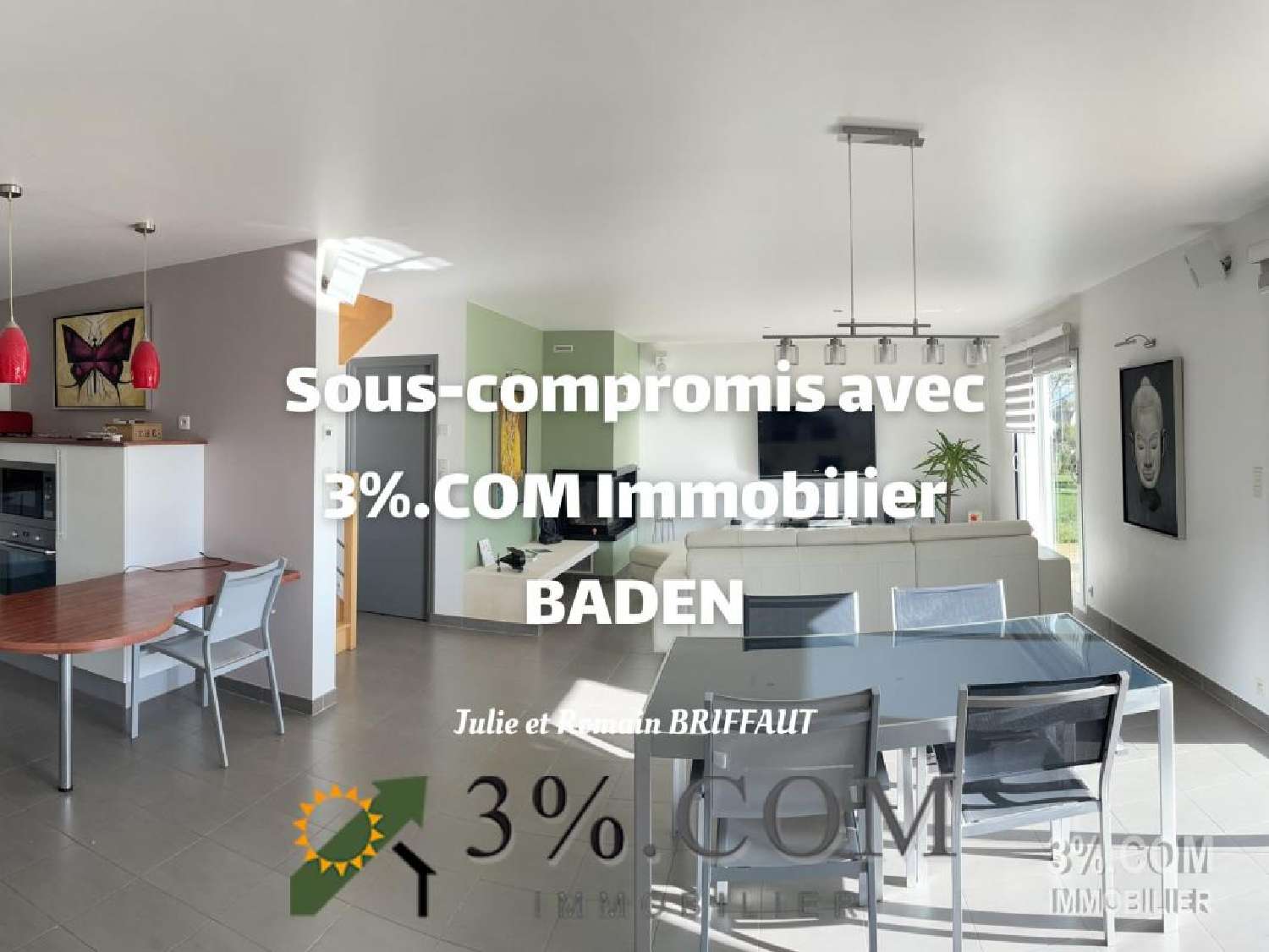 à vendre maison Baden Morbihan 1