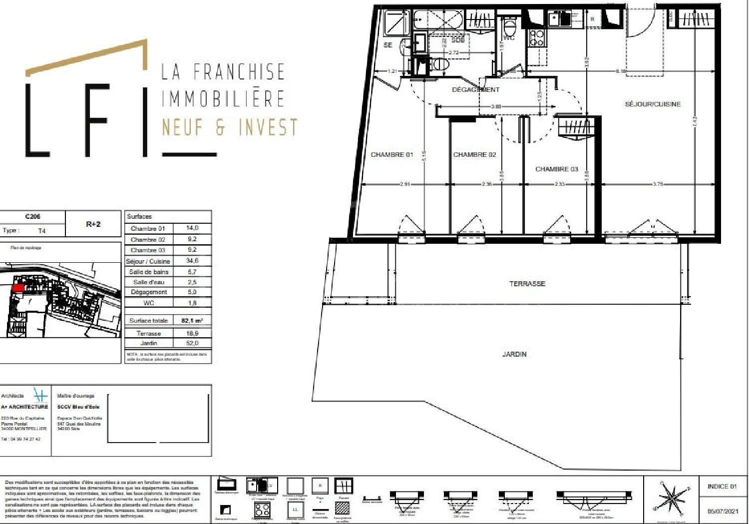  kaufen Wohnung/ Apartment Gigean Hérault 2
