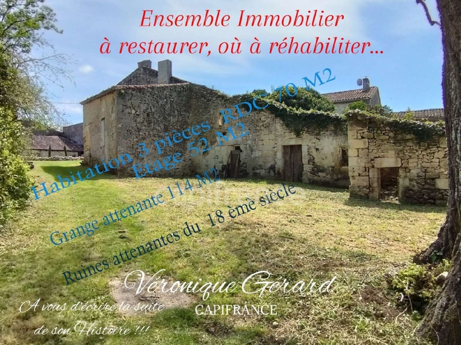  à vendre ferme Grézillac Gironde 1