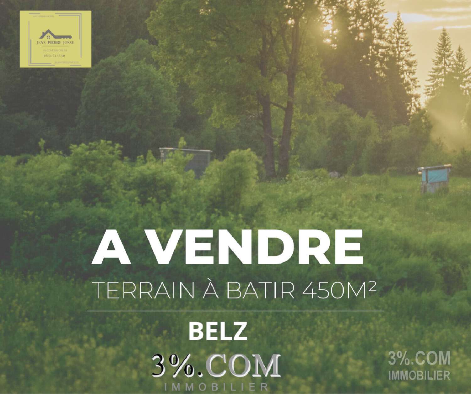  à vendre terrain Belz Morbihan 1