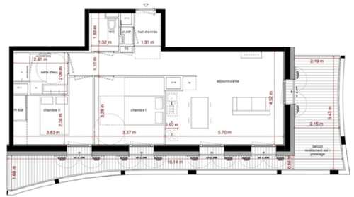 Chamelet Rhône appartement foto 7153005