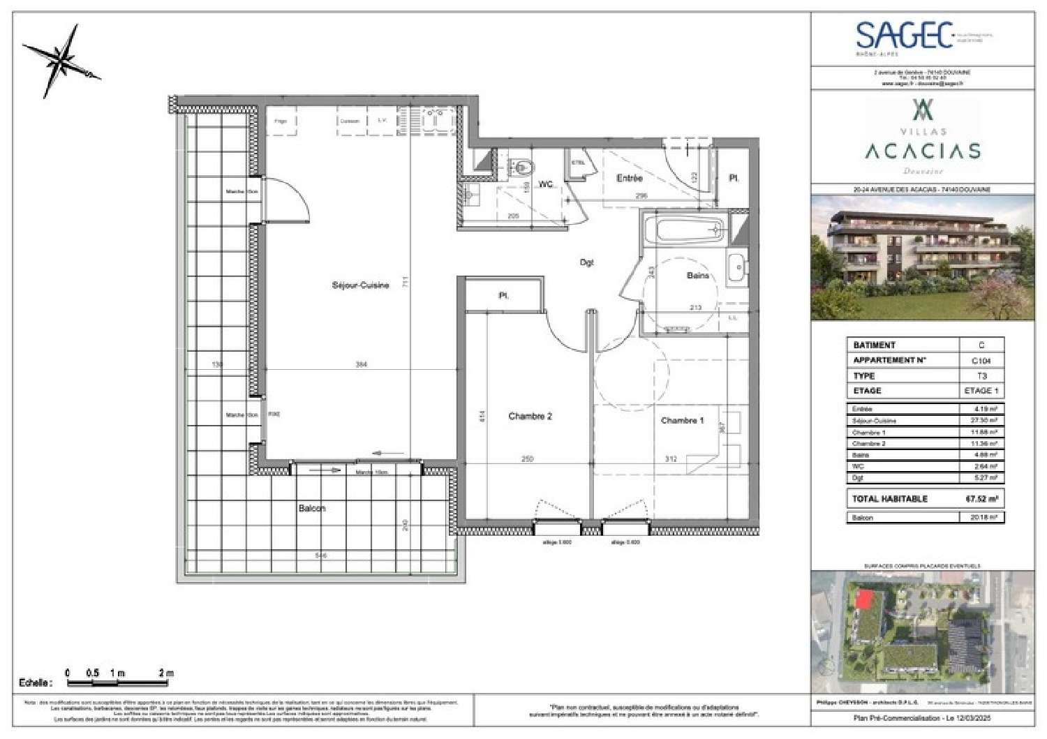  te koop appartement Douvaine Haute-Savoie 3