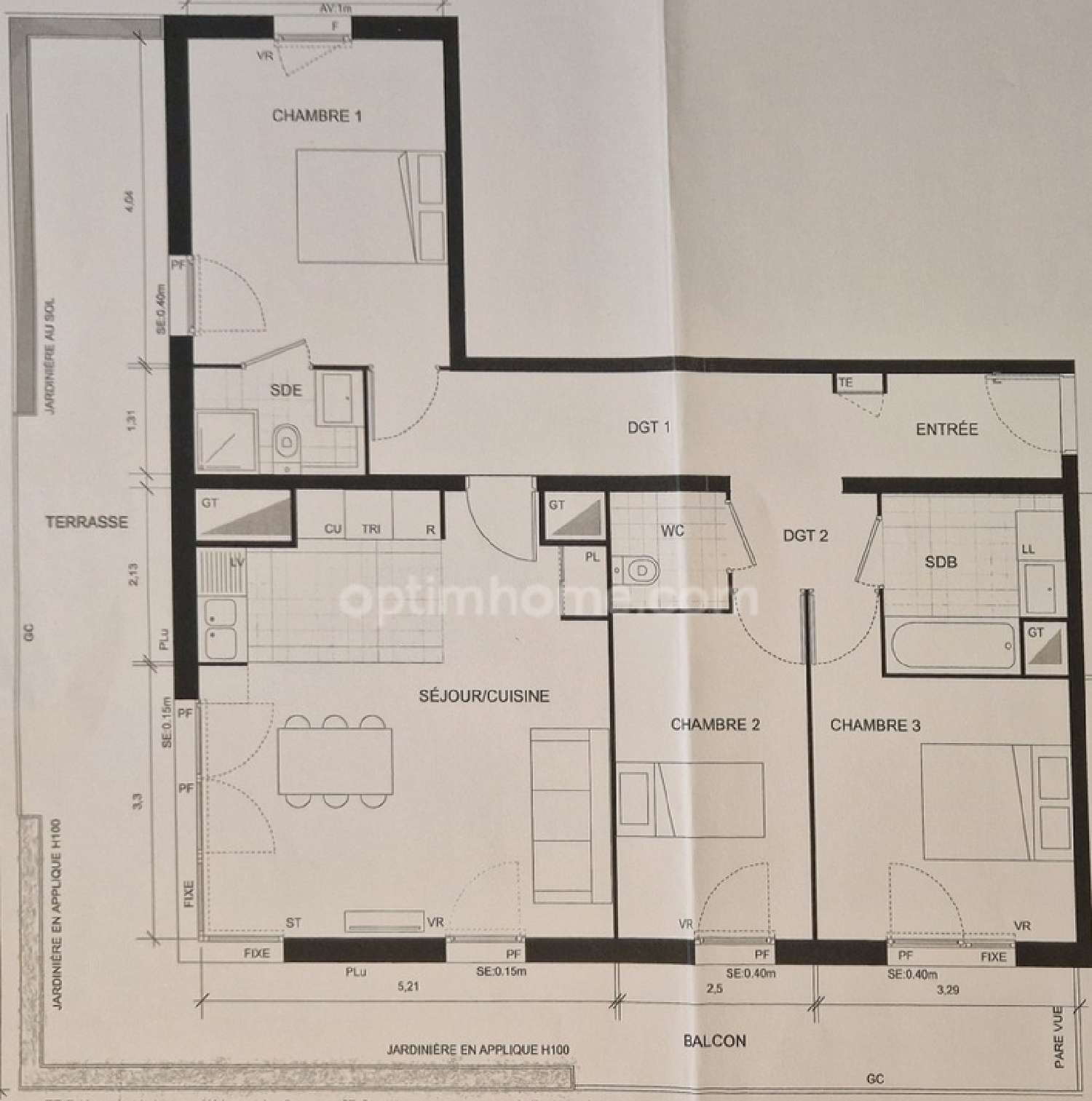  for sale apartment Gennevilliers Hauts-de-Seine 5