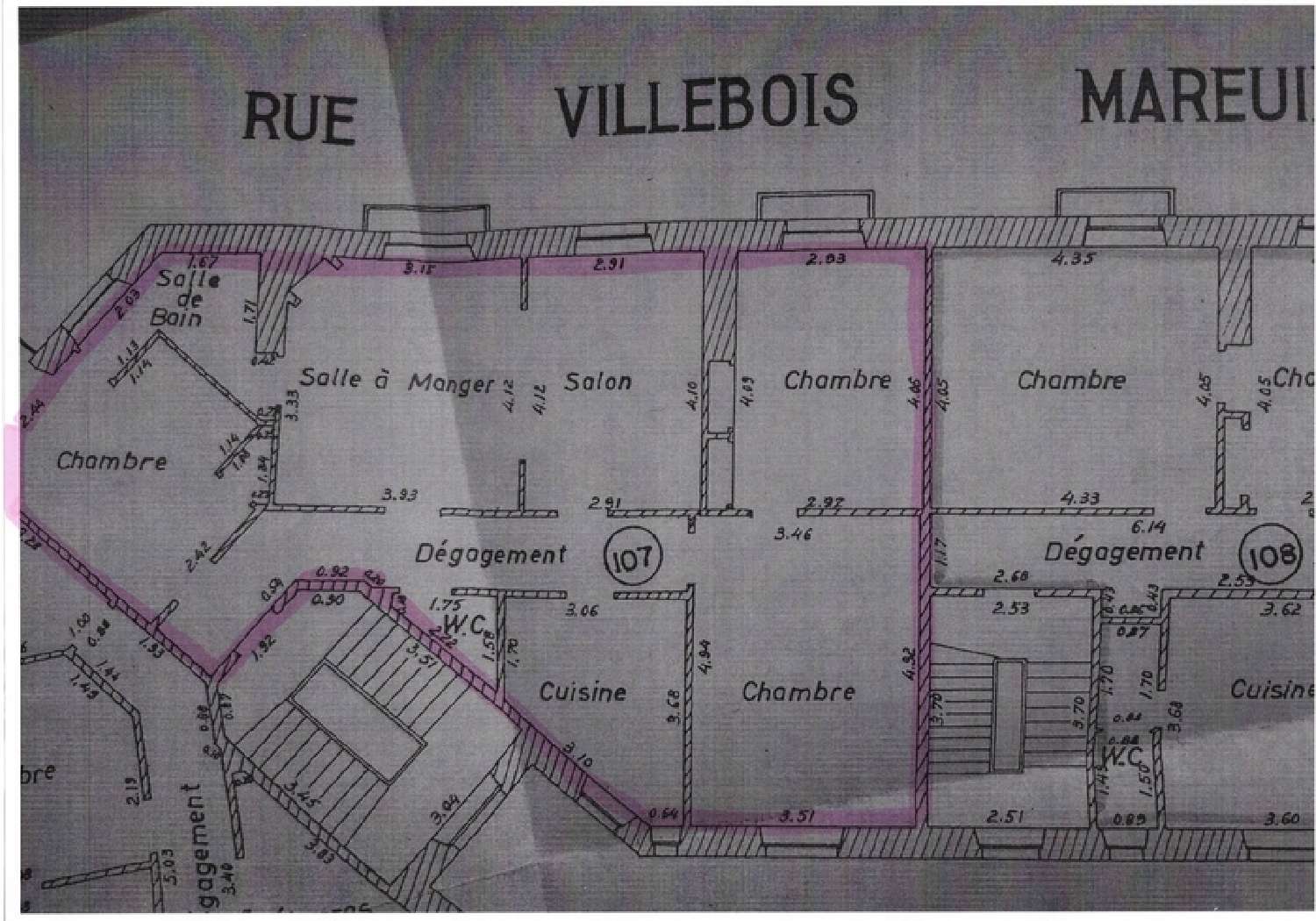 à vendre appartement Lunéville Meurthe-et-Moselle 3