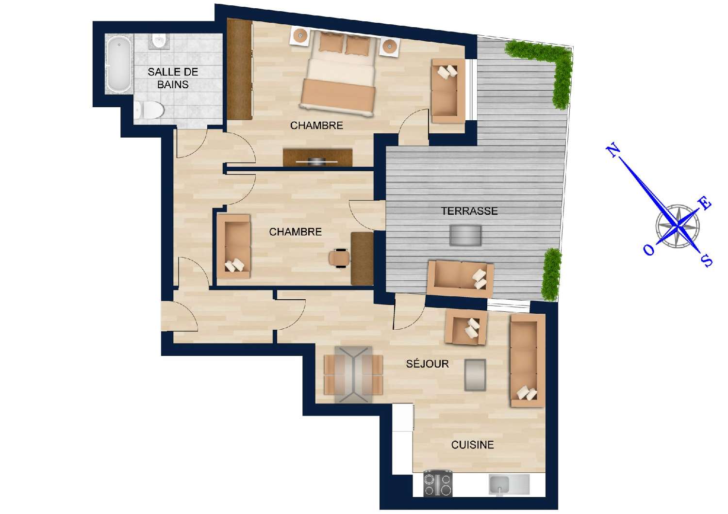  for sale apartment Montreuil Seine-Saint-Denis 4