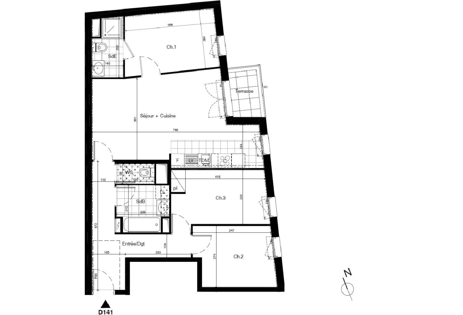  for sale apartment Montreuil Seine-Saint-Denis 5