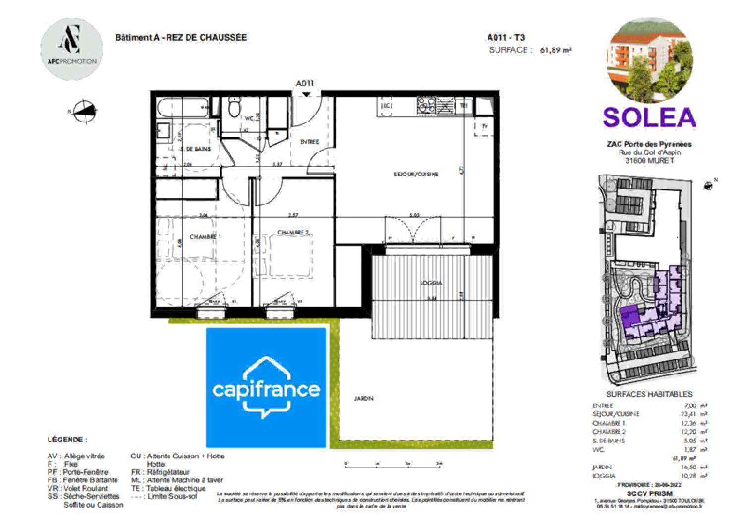 te koop appartement Muret Haute-Garonne 3