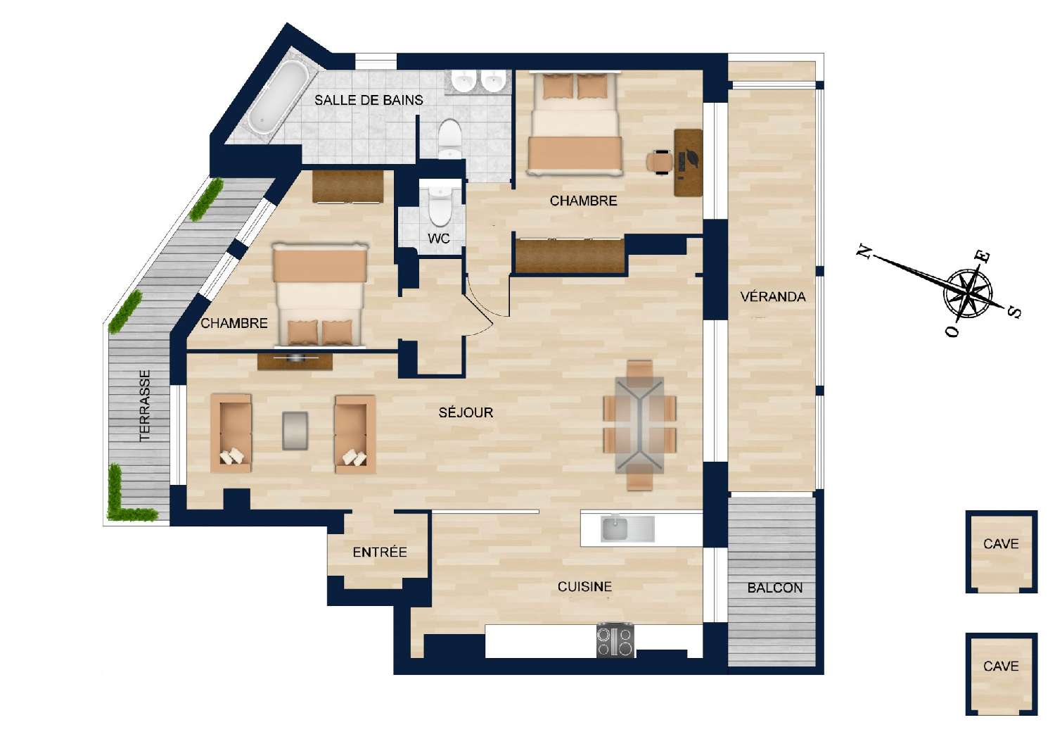  te koop appartement Paris 19e Arrondissement Parijs (Seine) 5