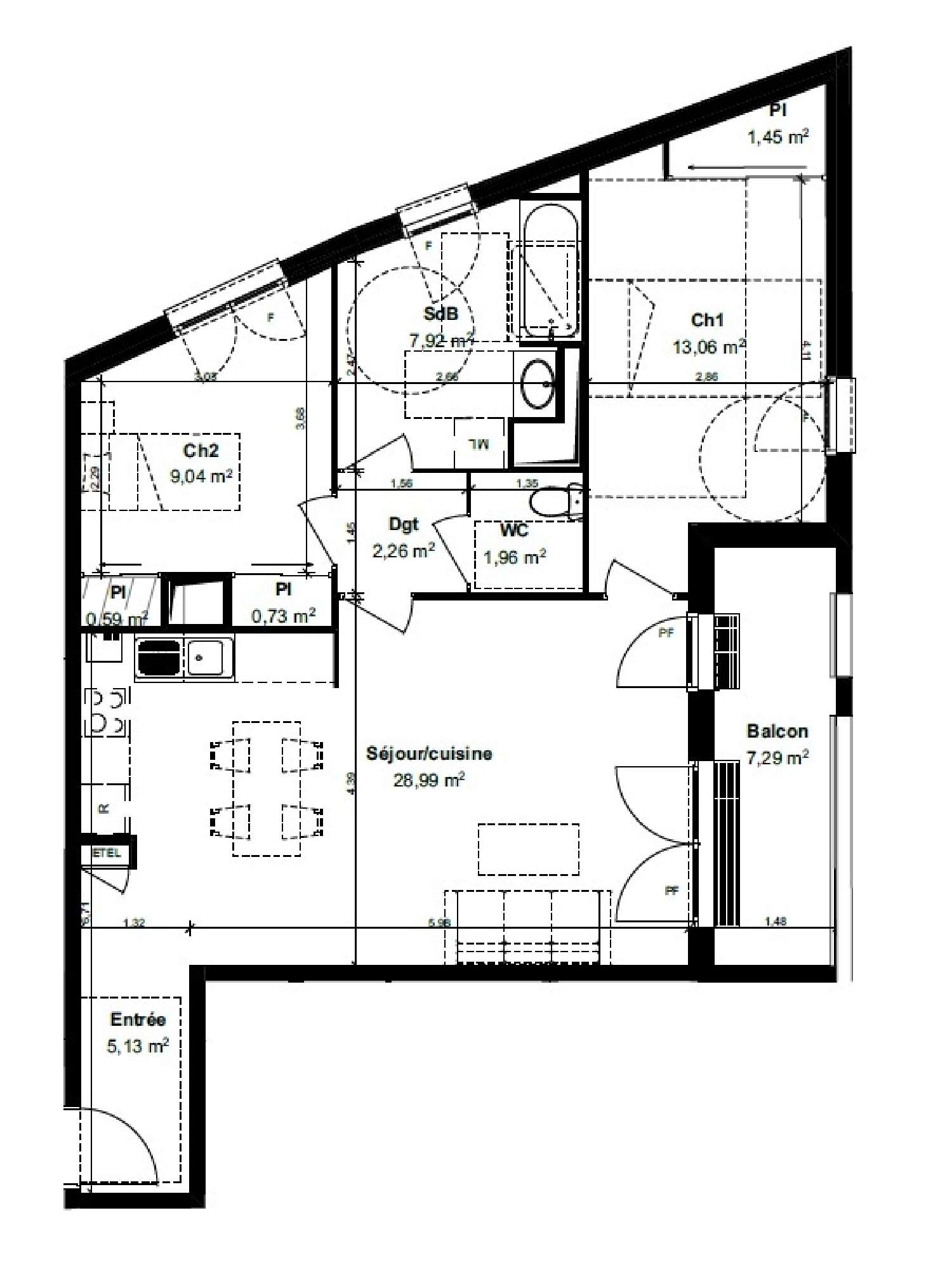  te koop appartement Rouen Seine-Maritime 2