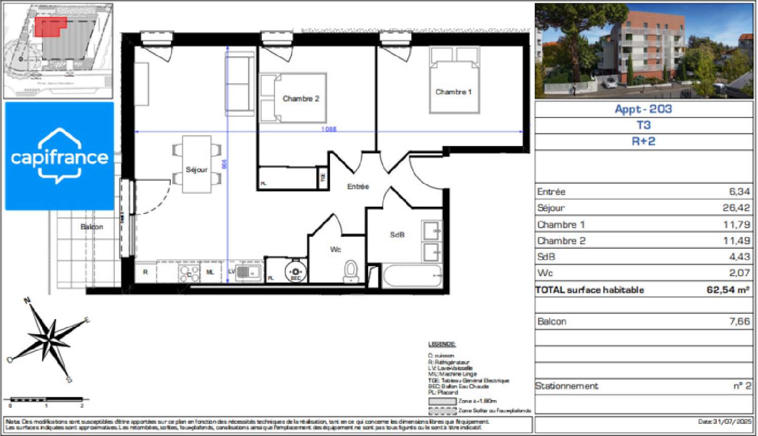  te koop appartement Toulouse 31500 Haute-Garonne 3