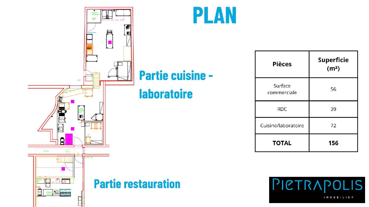 en venta local comercial Lyon 7e Arrondissement Rhône 2