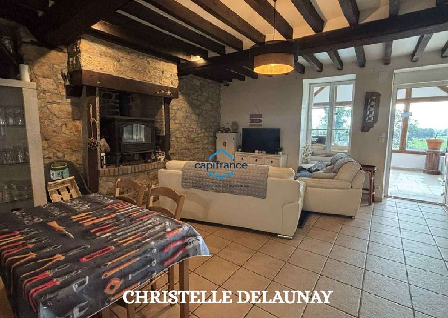  en venta casa rústica La Pallu Mayenne 3