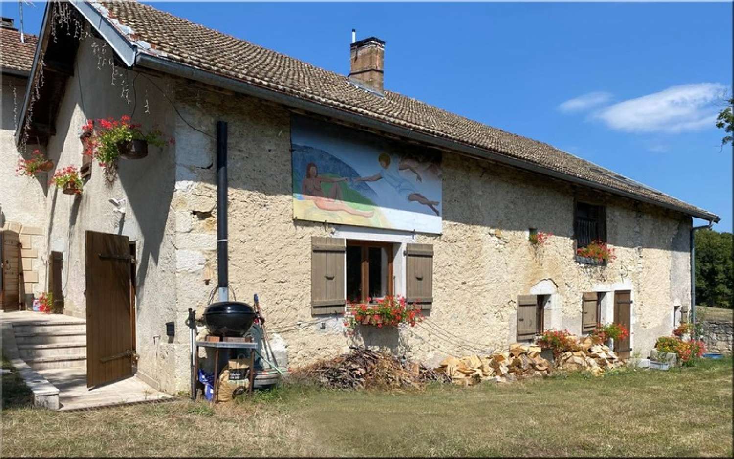  en venta casa rústica Villes Ain 8
