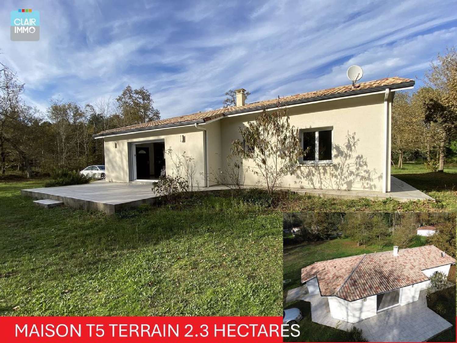  à vendre maison Gabarret Landes 1