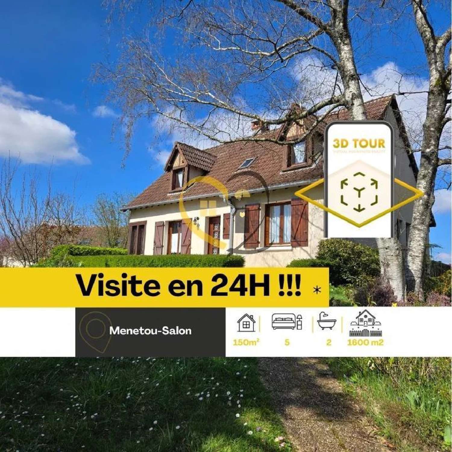  for sale house Menetou-Salon Cher 1