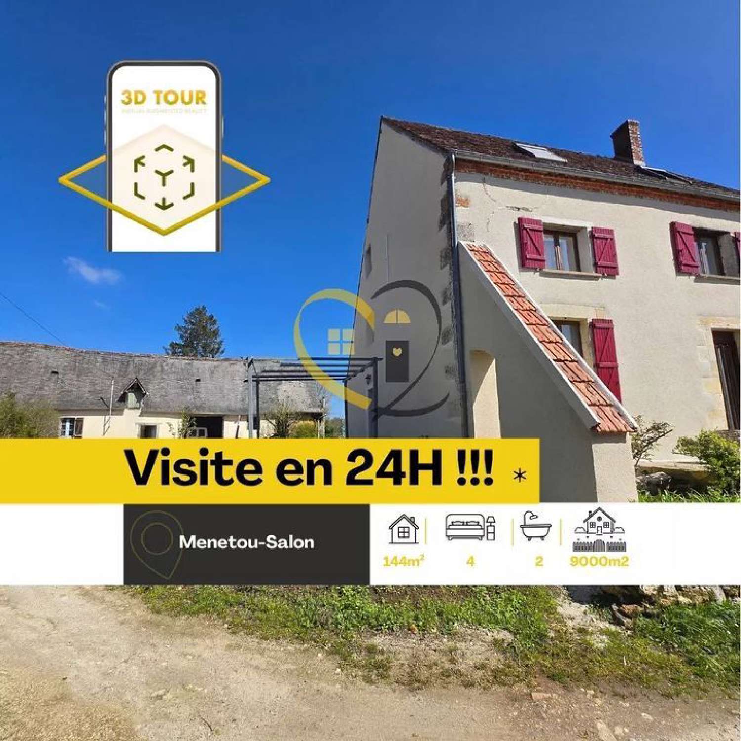  for sale house Menetou-Salon Cher 1