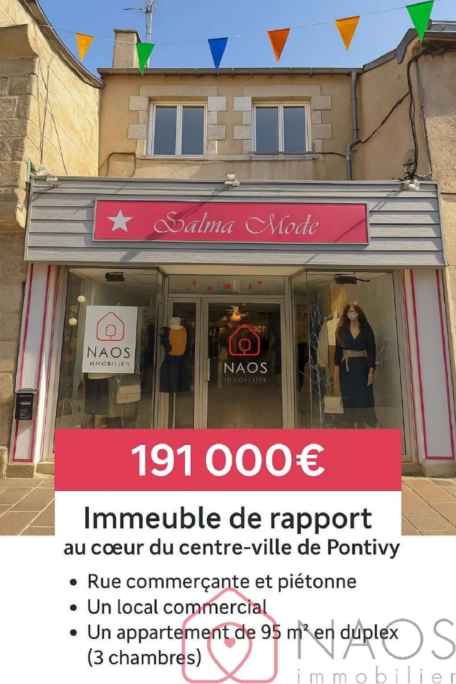  for sale house Pontivy Morbihan 1
