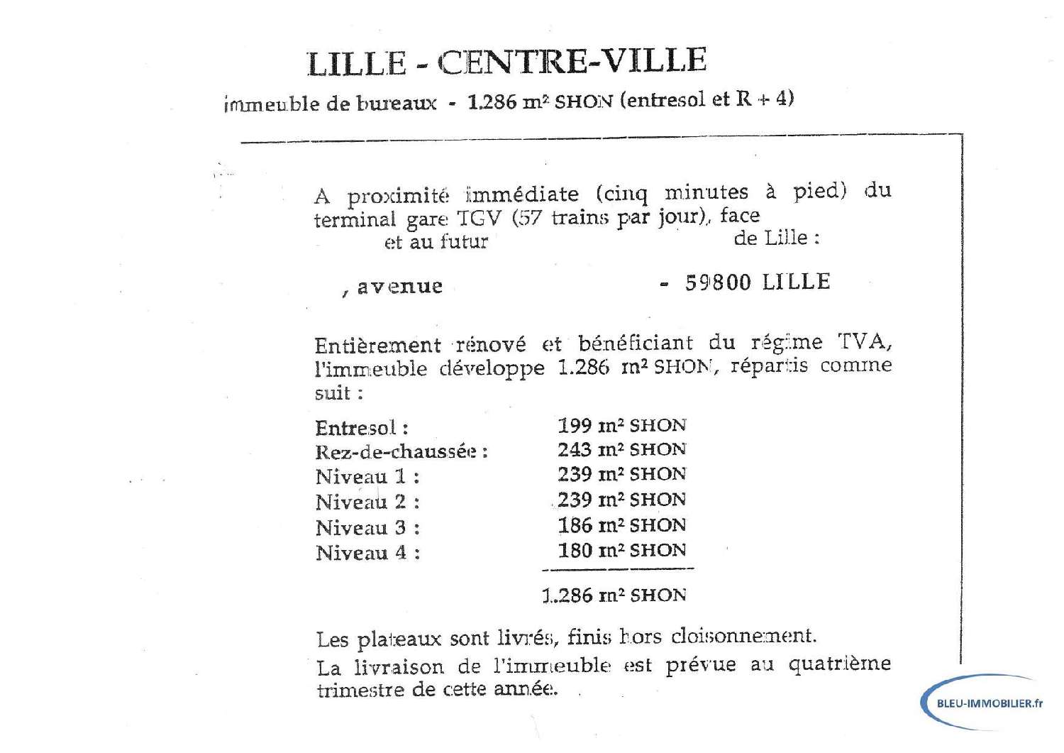  for sale office Lille Nord 3