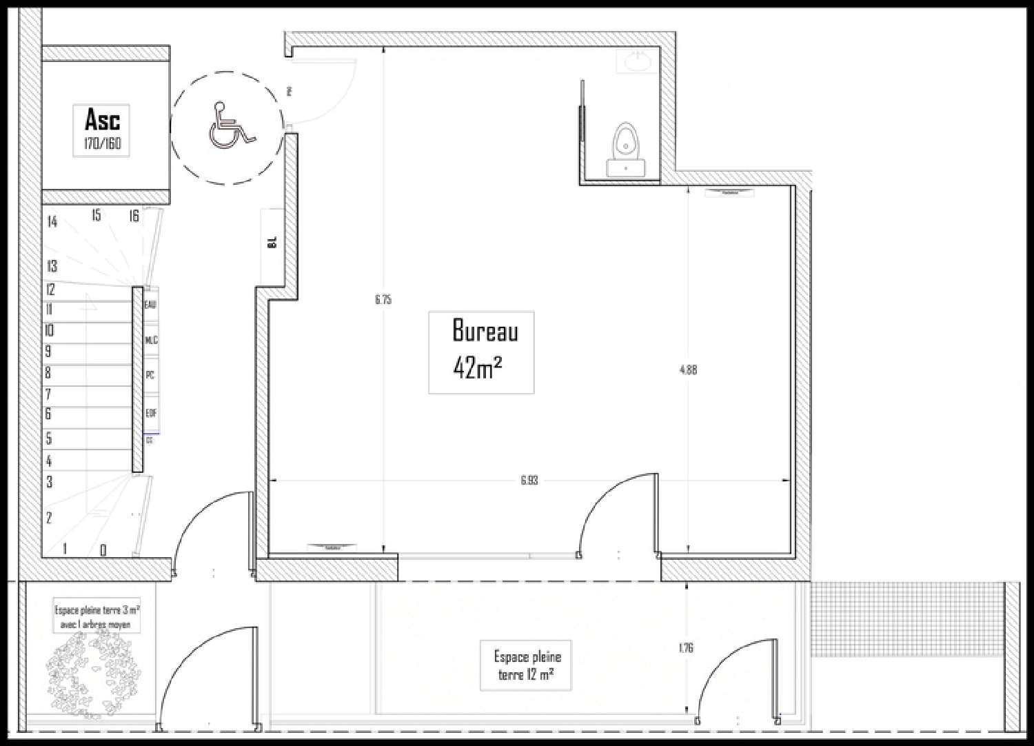  for sale office Malakoff Hauts-de-Seine 2
