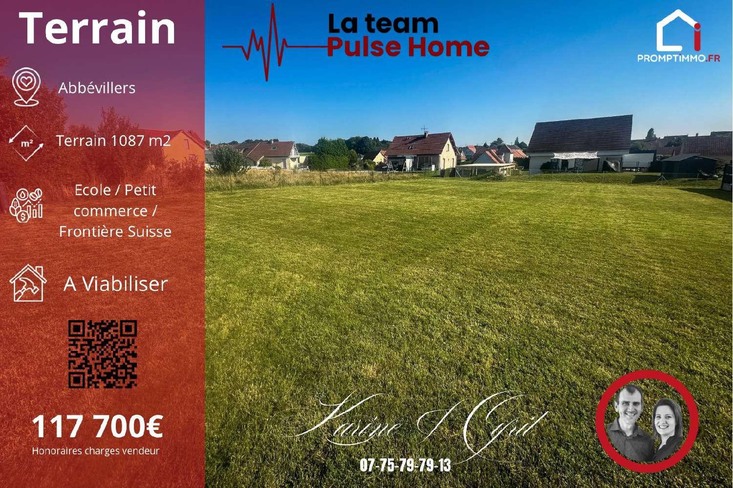  for sale terrain Abbévillers Doubs 1
