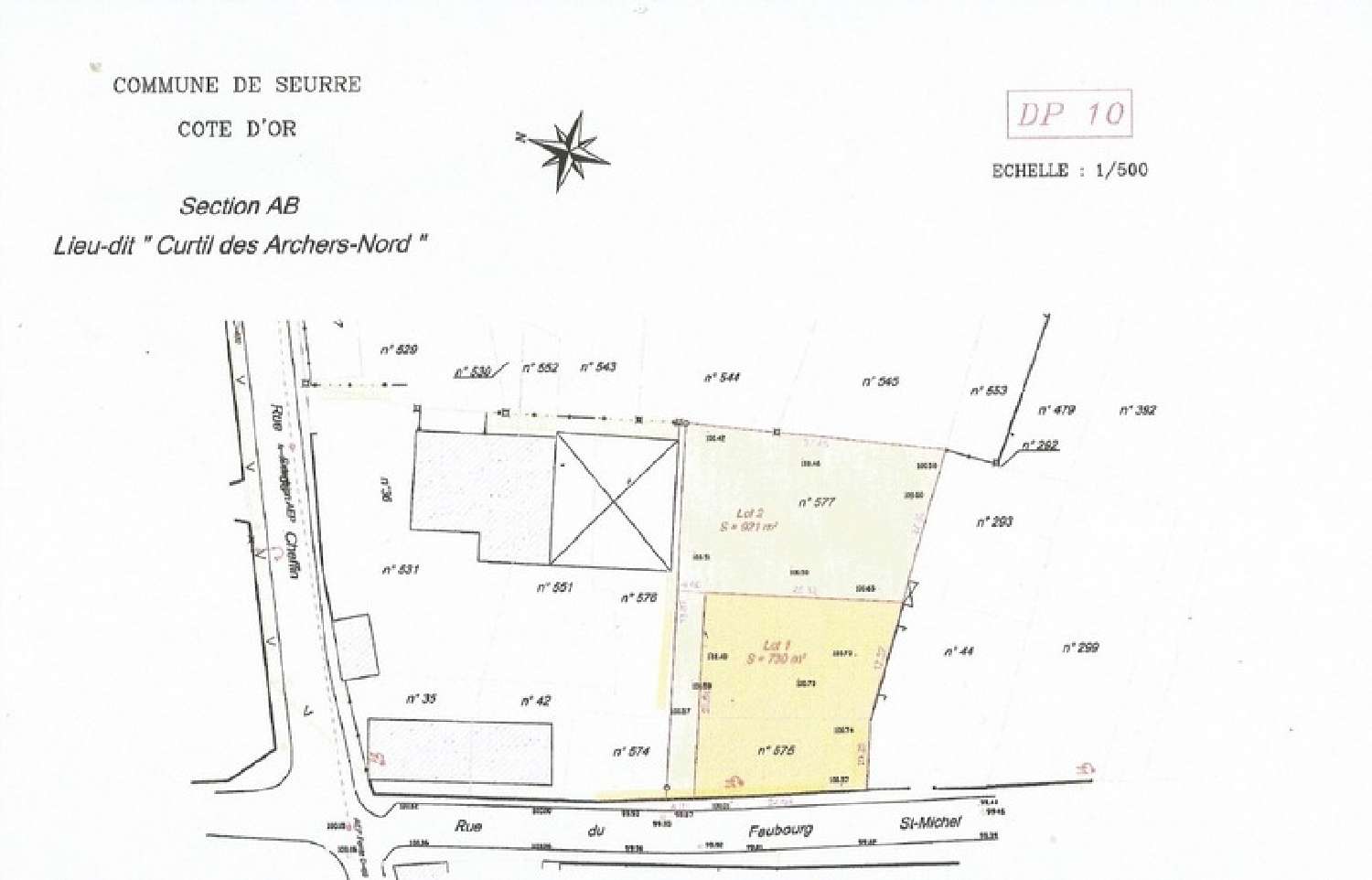  à vendre terrain Seurre Côte-d'Or 1
