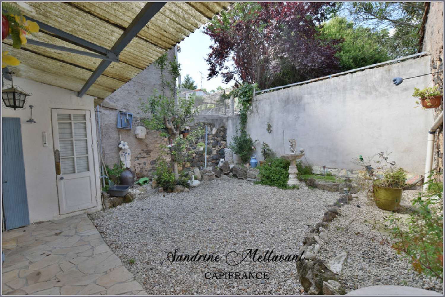  for sale village house Saint-Thibéry Hérault 1