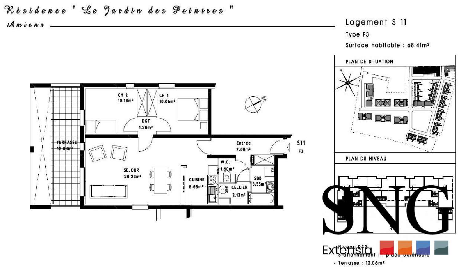 te koop appartement Amiens Somme 2