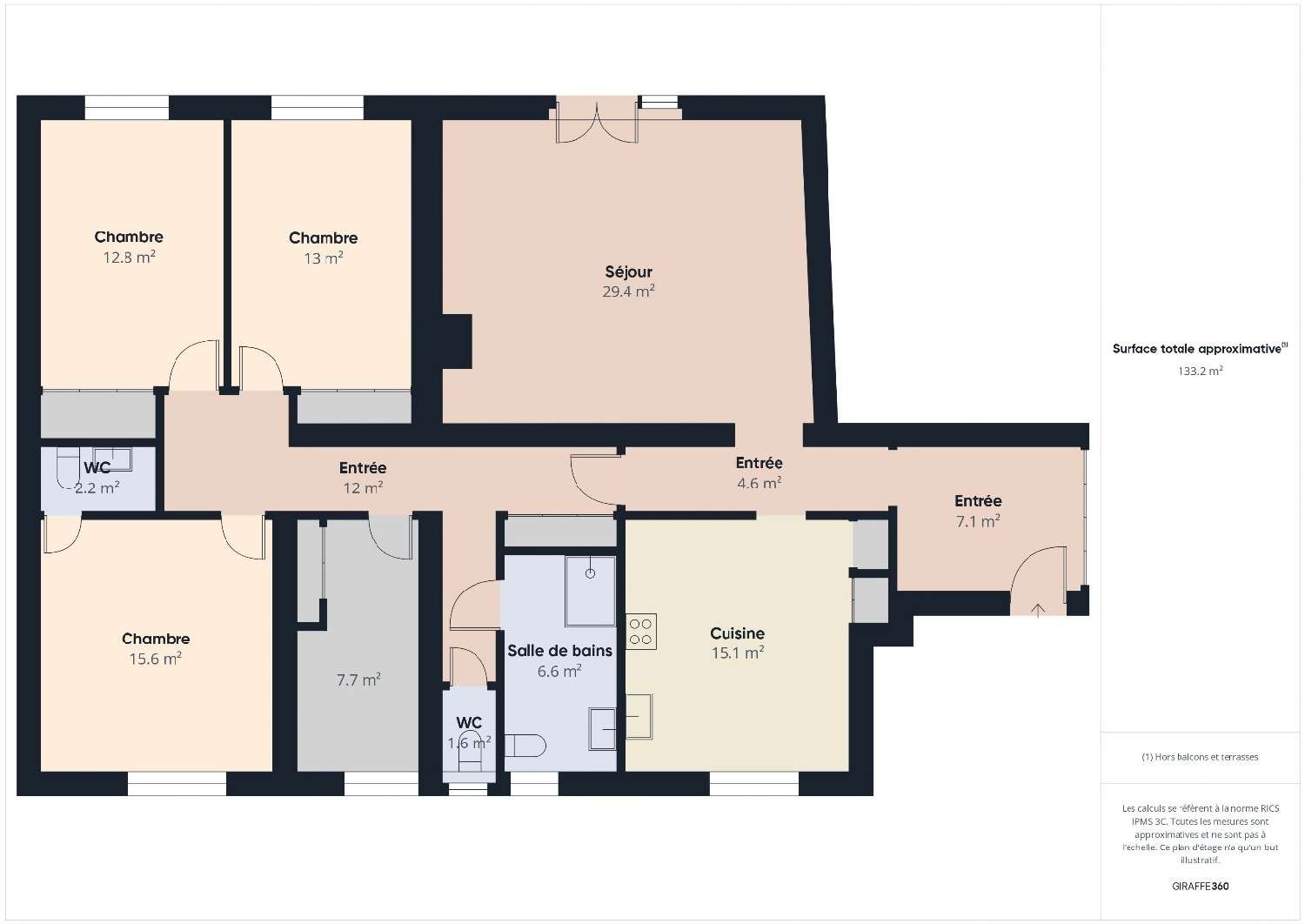 à vendre appartement Bayonne Pyrénées-Atlantiques 4