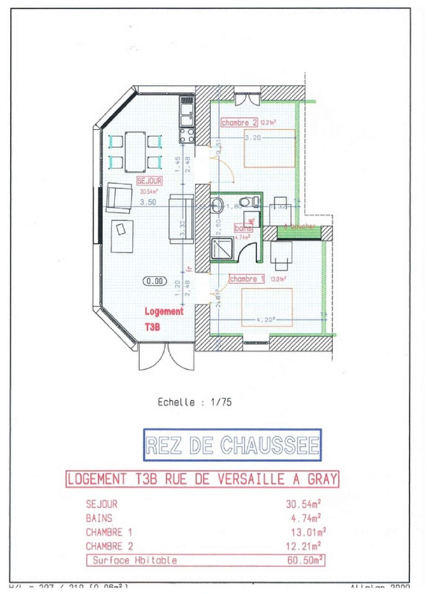  te koop appartement Gray Haute-Saône 1