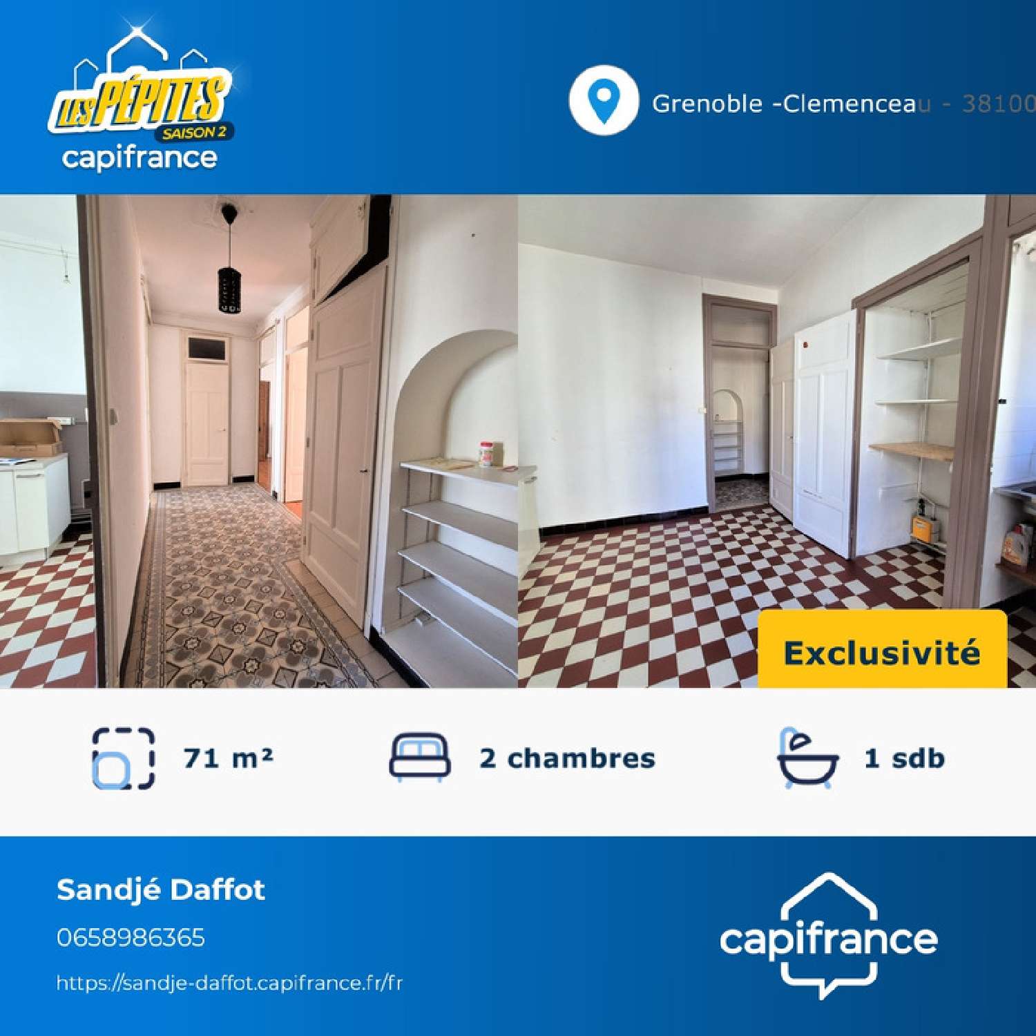  te koop appartement Grenoble 38100 Isère 1