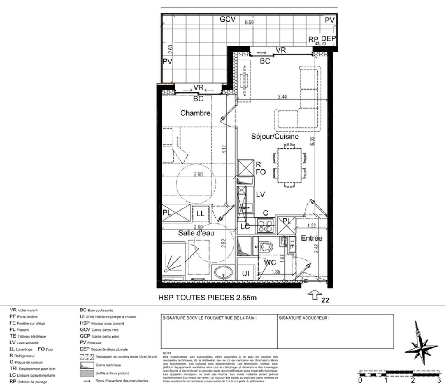  à vendre appartement Le Touquet-Paris-Plage Pas-de-Calais 3