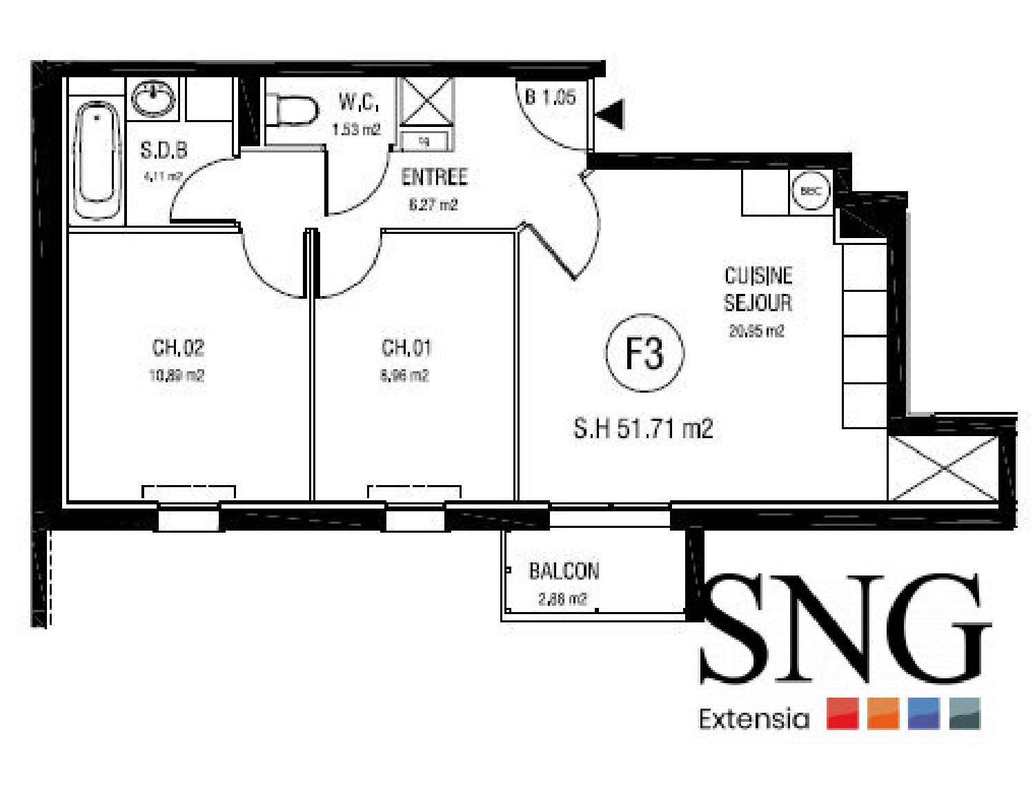 te koop appartement Lisieux Calvados 2